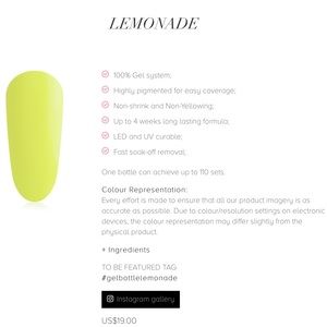The Gel Bottle Lemonade gel polish